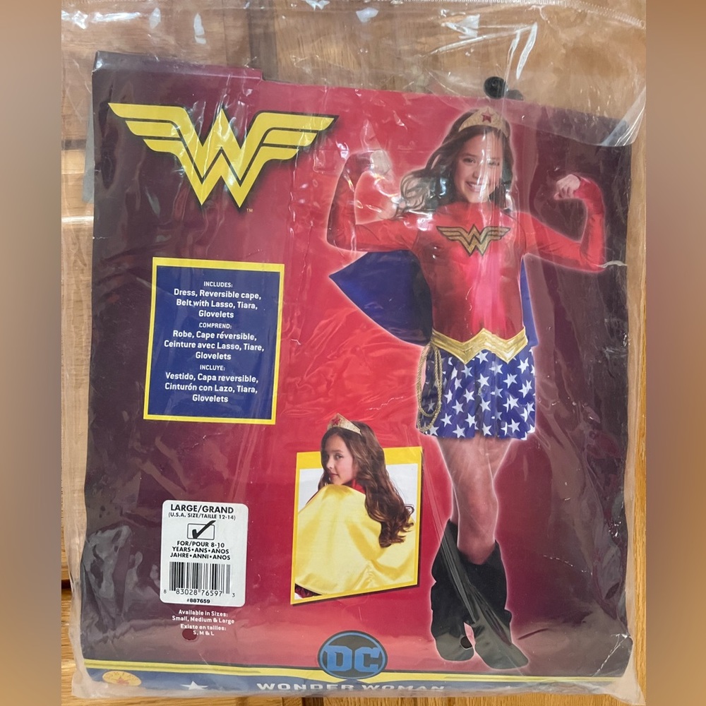 Girls Wonder Woman Halloween Costume/Dress Up